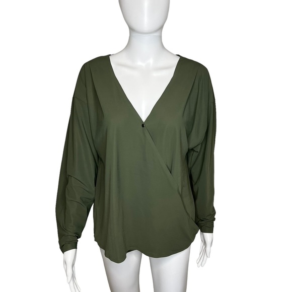 ADAY Tops - ADay Moss Sustainable That’s a Wrap Top S